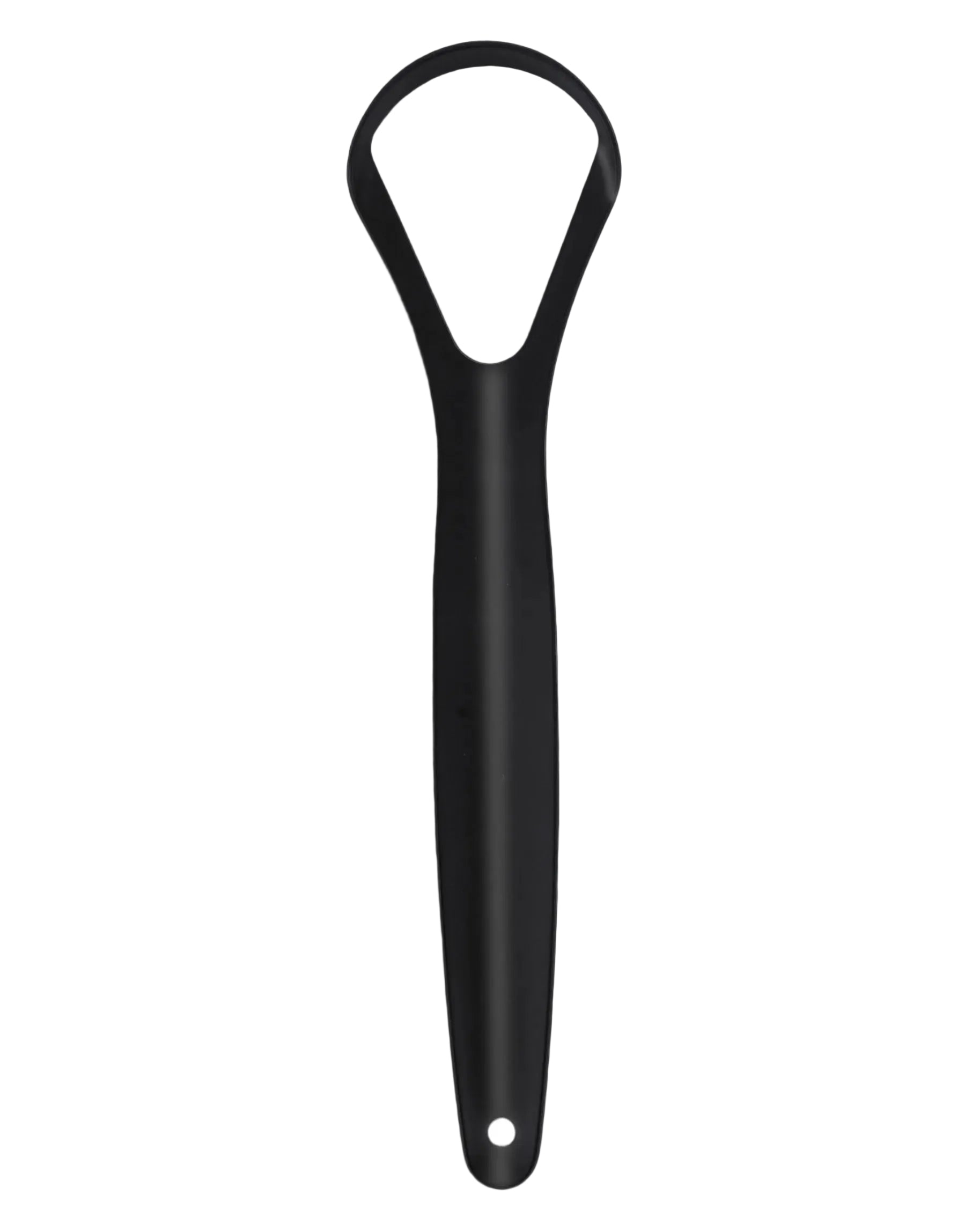 Premium Stainless Steel Tongue Scraper (Black)