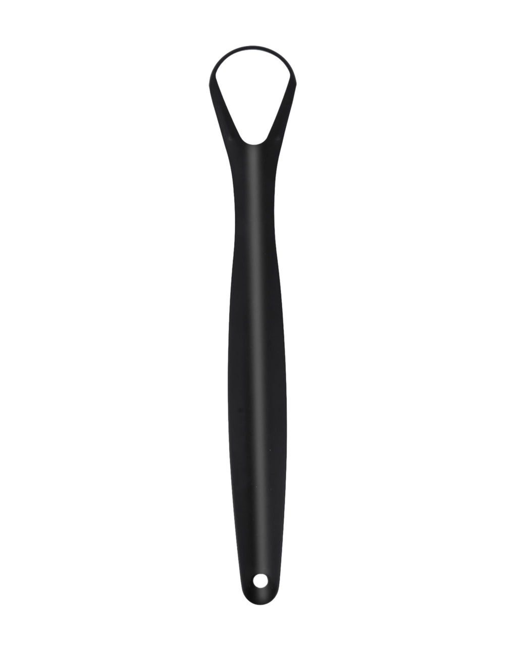 Premium Stainless Steel Tongue Scraper (Black)
