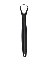 Premium Stainless Steel Tongue Scraper (Black)