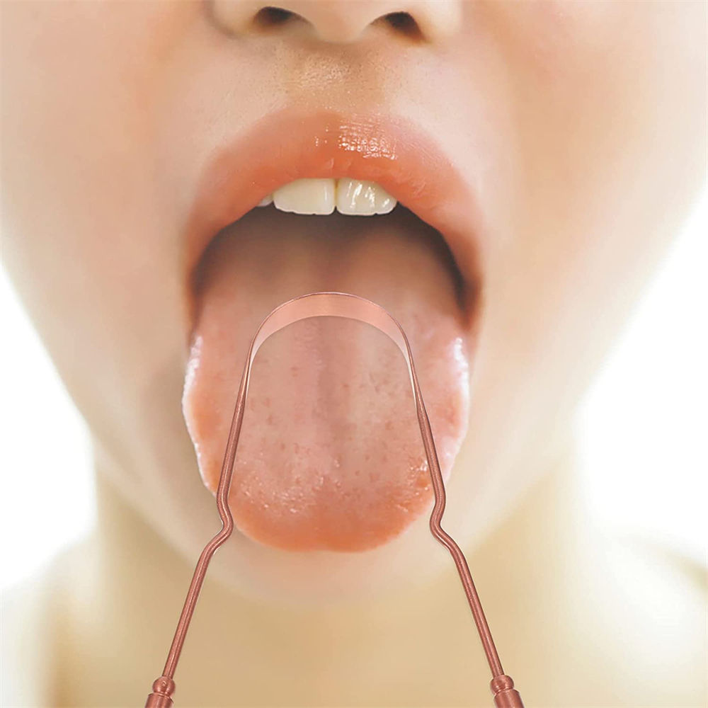 Pure Copper Tongue Cleaner Scraper